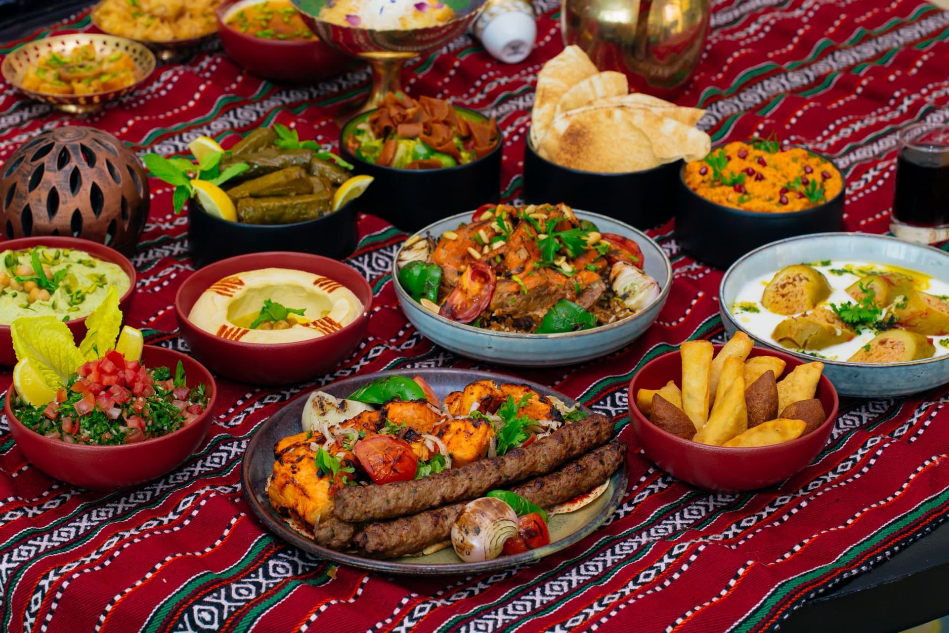 Afghan food at Pamier Kabab