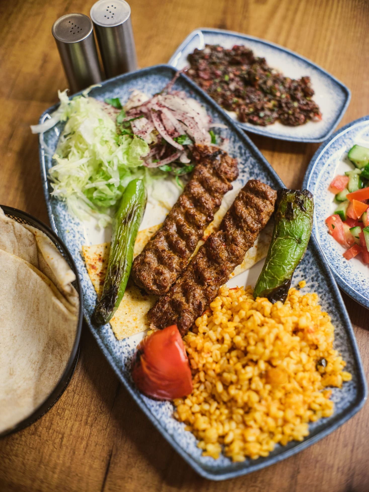Afghan food at Helmand Kabab House